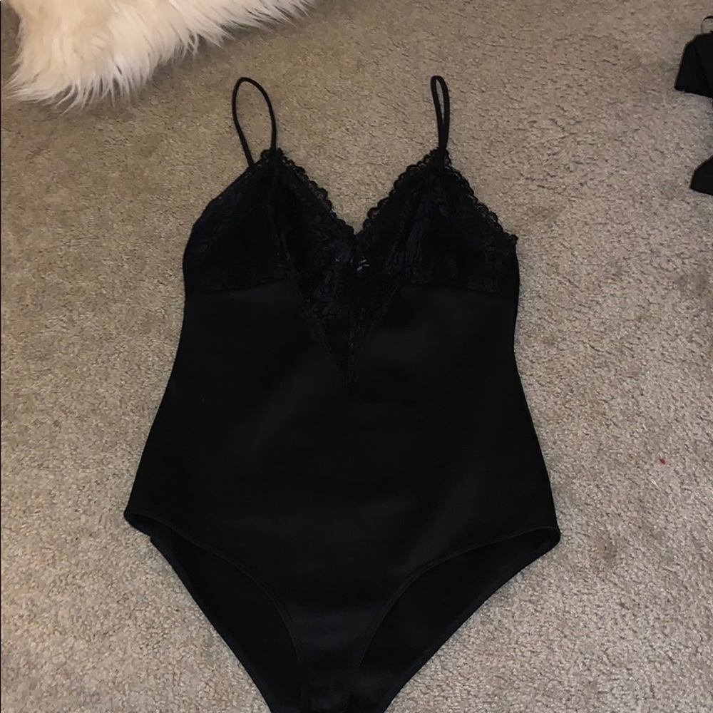 Black Bodysuit With Lace